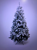 Árvore Natal Creta nevada 120cm c/220 hastes