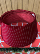 Saia árvore rígida tecido vermelho 30cm