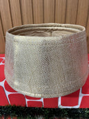 Saia árvore rígida tecido ouro 30cm