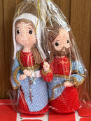 Amigurumi Maria e Jesus 25cm
