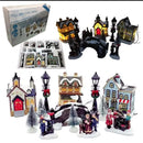 CENARIO VILA NATALINA C/LEDS KIT 12 PEÇ